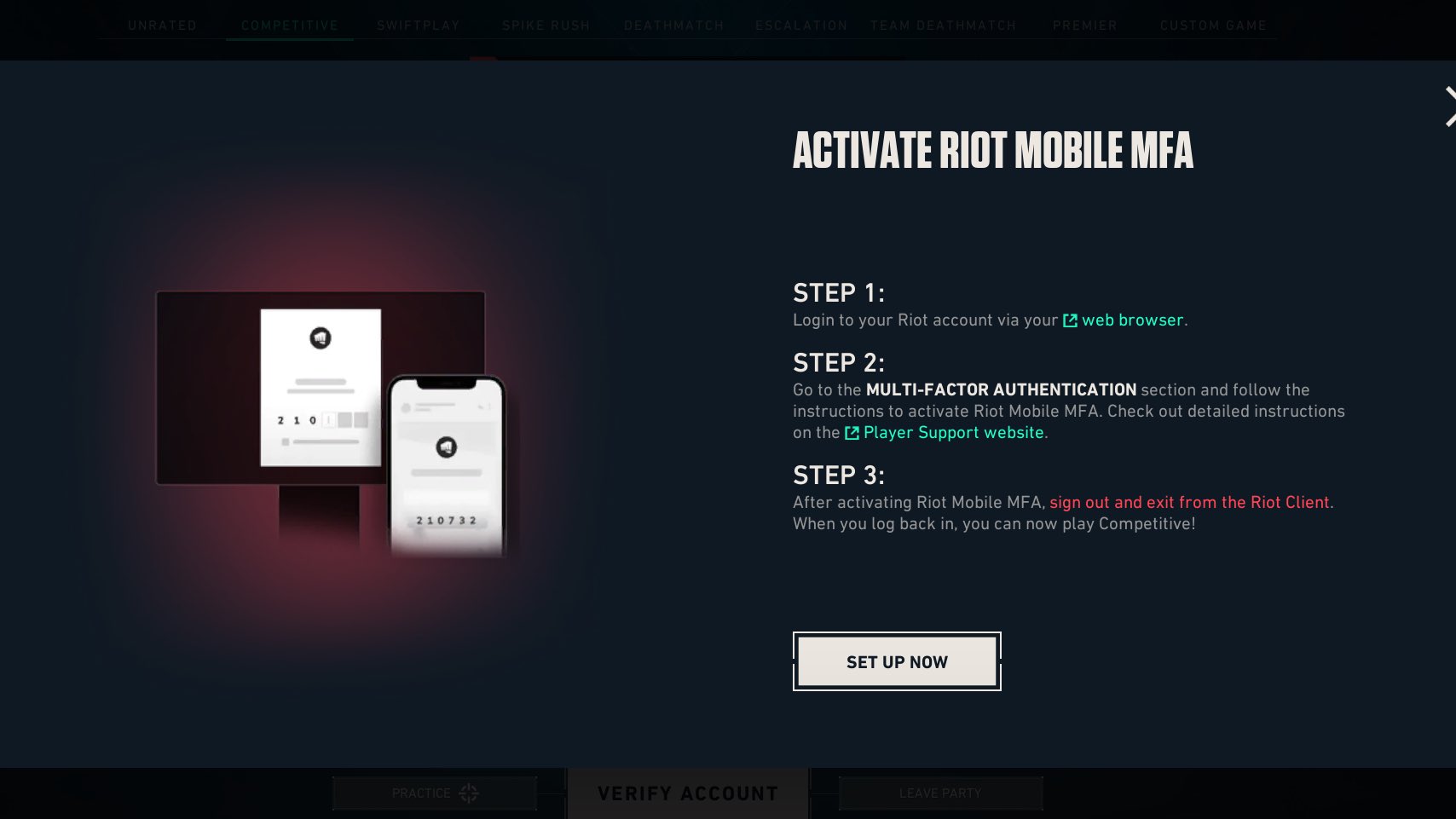 Valorant ranked verification is now live