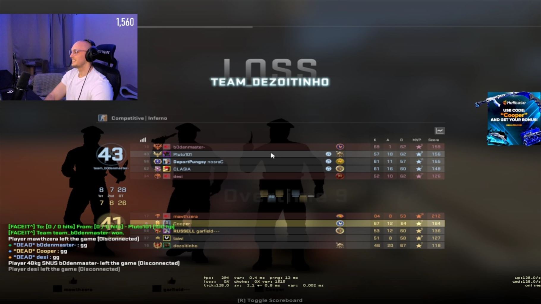 Brazilian gets 84 kills in marathon FPL map