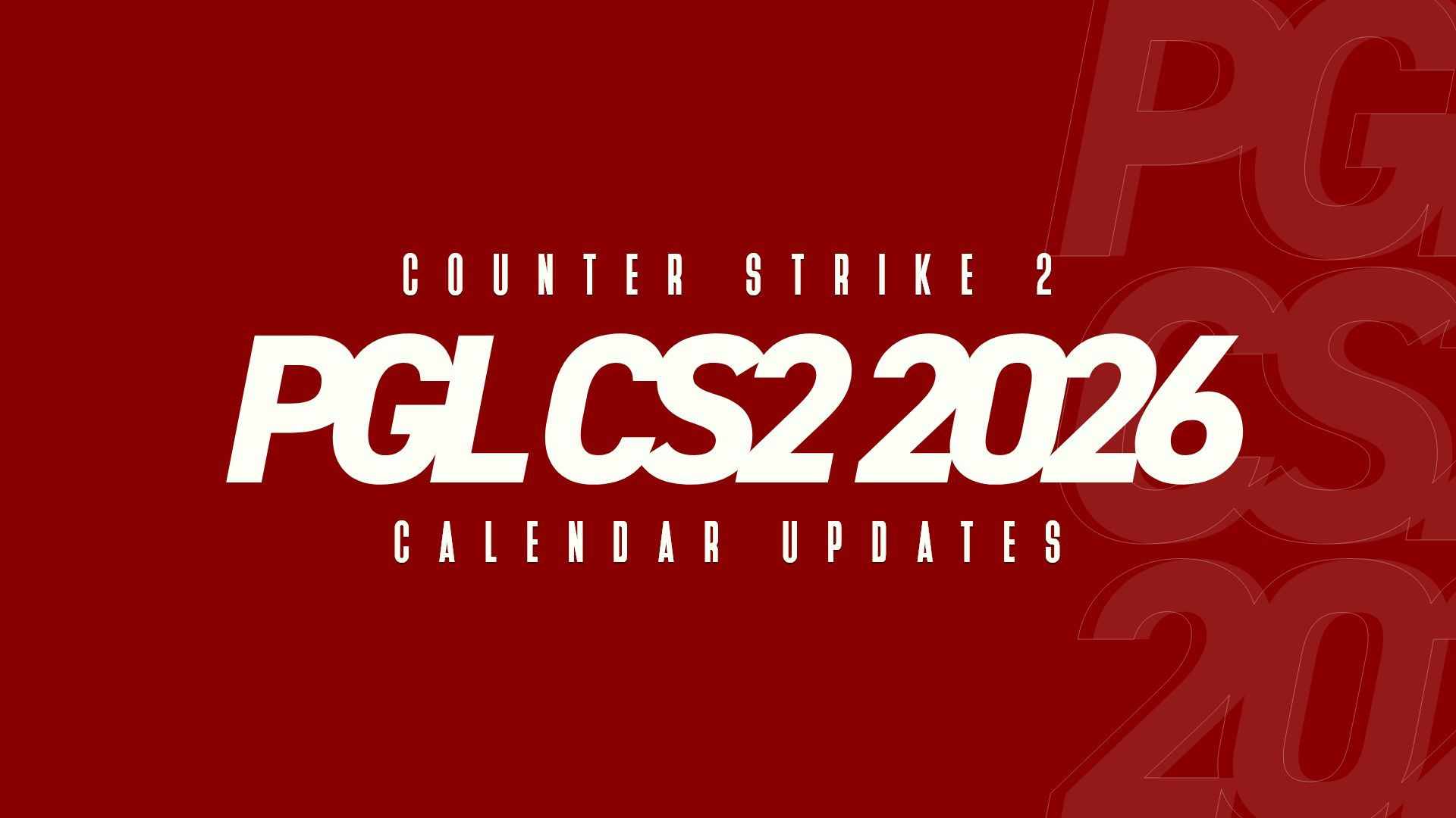PGL cancels October 2026 tournament