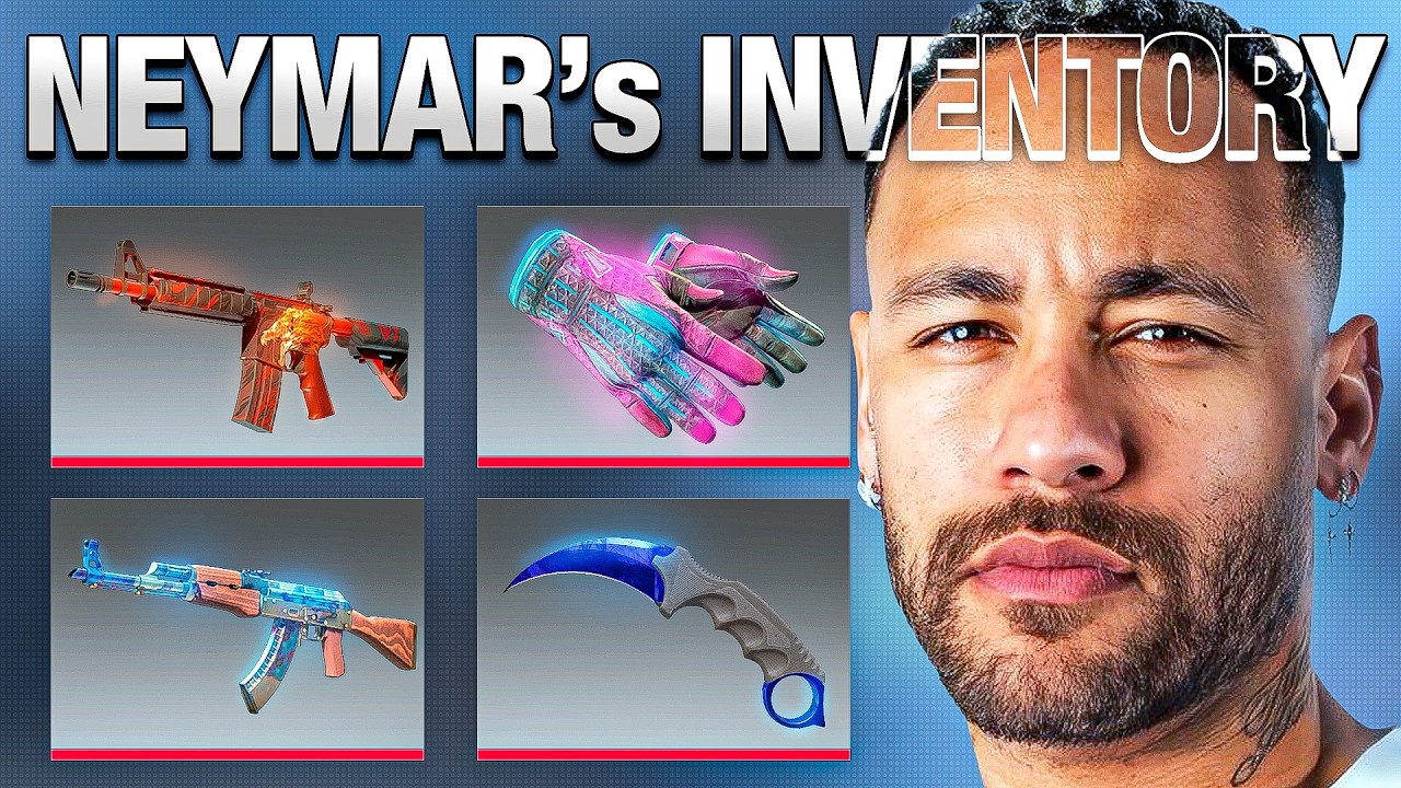 Neymar’s CS2 skins are worth a fortune: See the Brazilian’s impressive collection