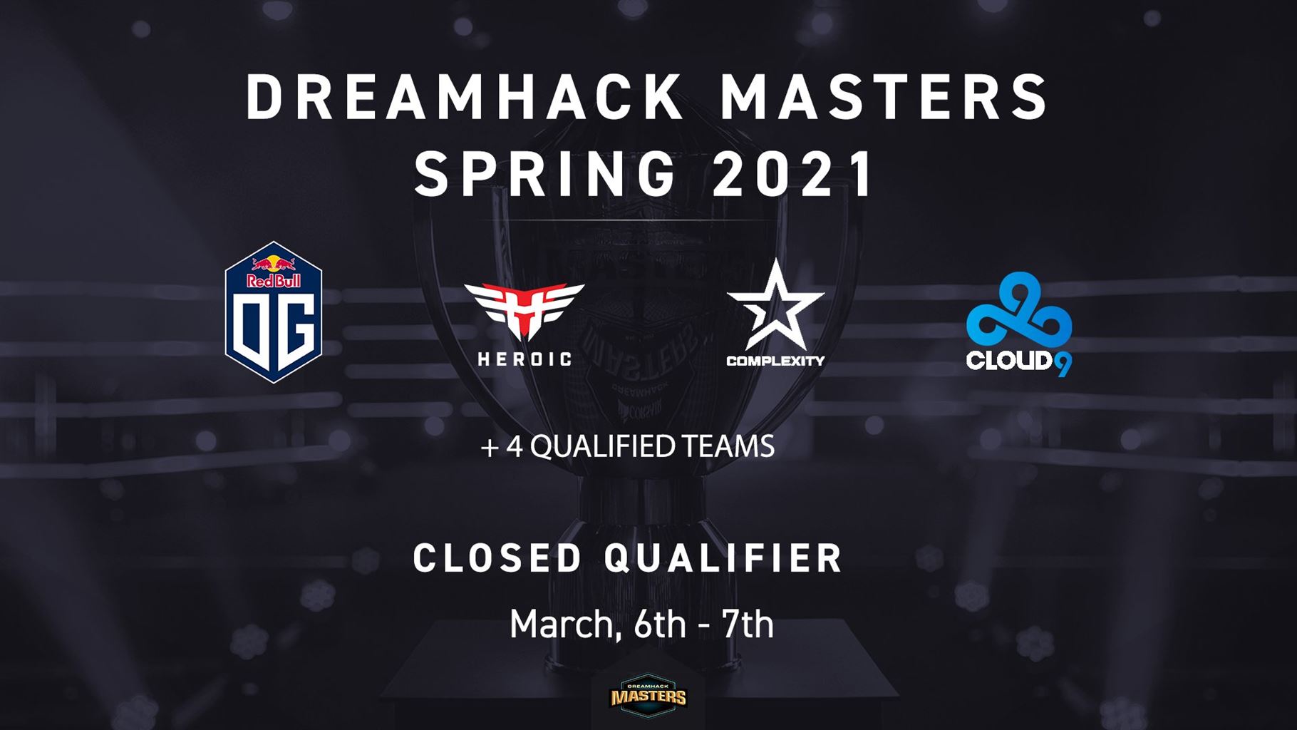 OG, Heroic, Cloud9, and Complexity invited for DreamHack qualifier