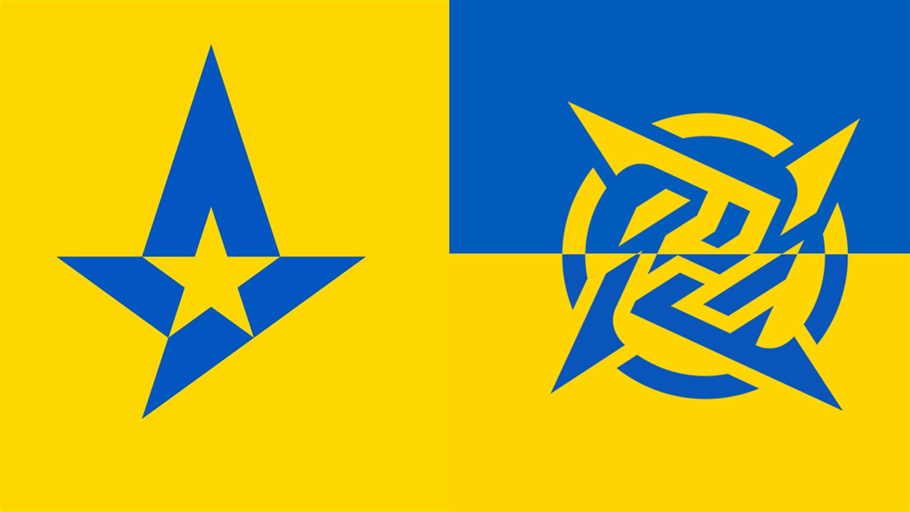 Prominent esport teams express their support for Ukraine