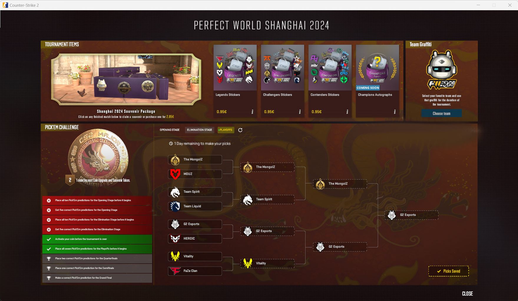 Perfect World Shanghai Major: Expert Pick’Ems and Predictions