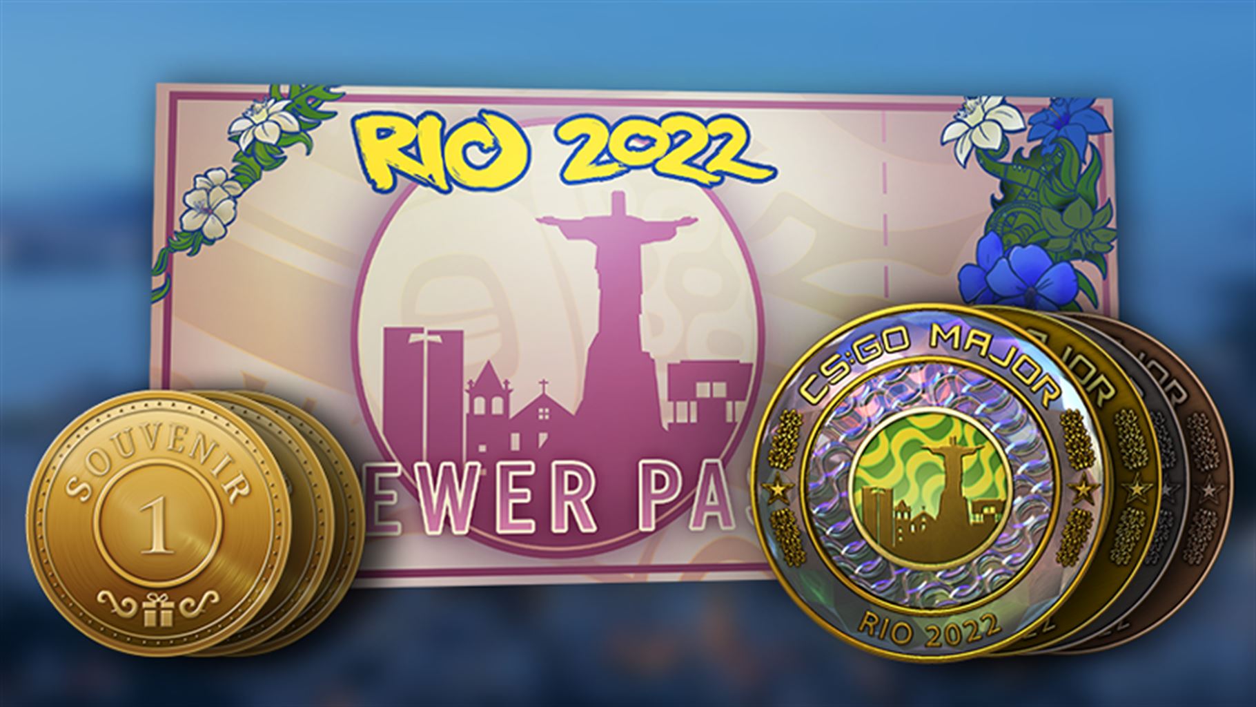 Valve release IEM Rio stickers