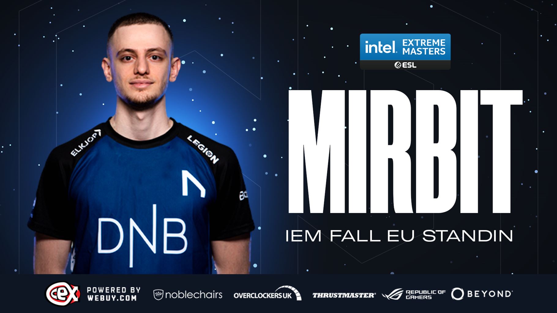 German rifler to stand-in for Endpoint at IEM Fall