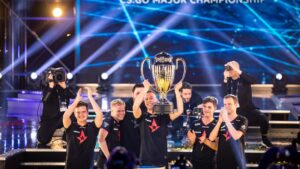 First placed team in the world secure upper bracket final spot