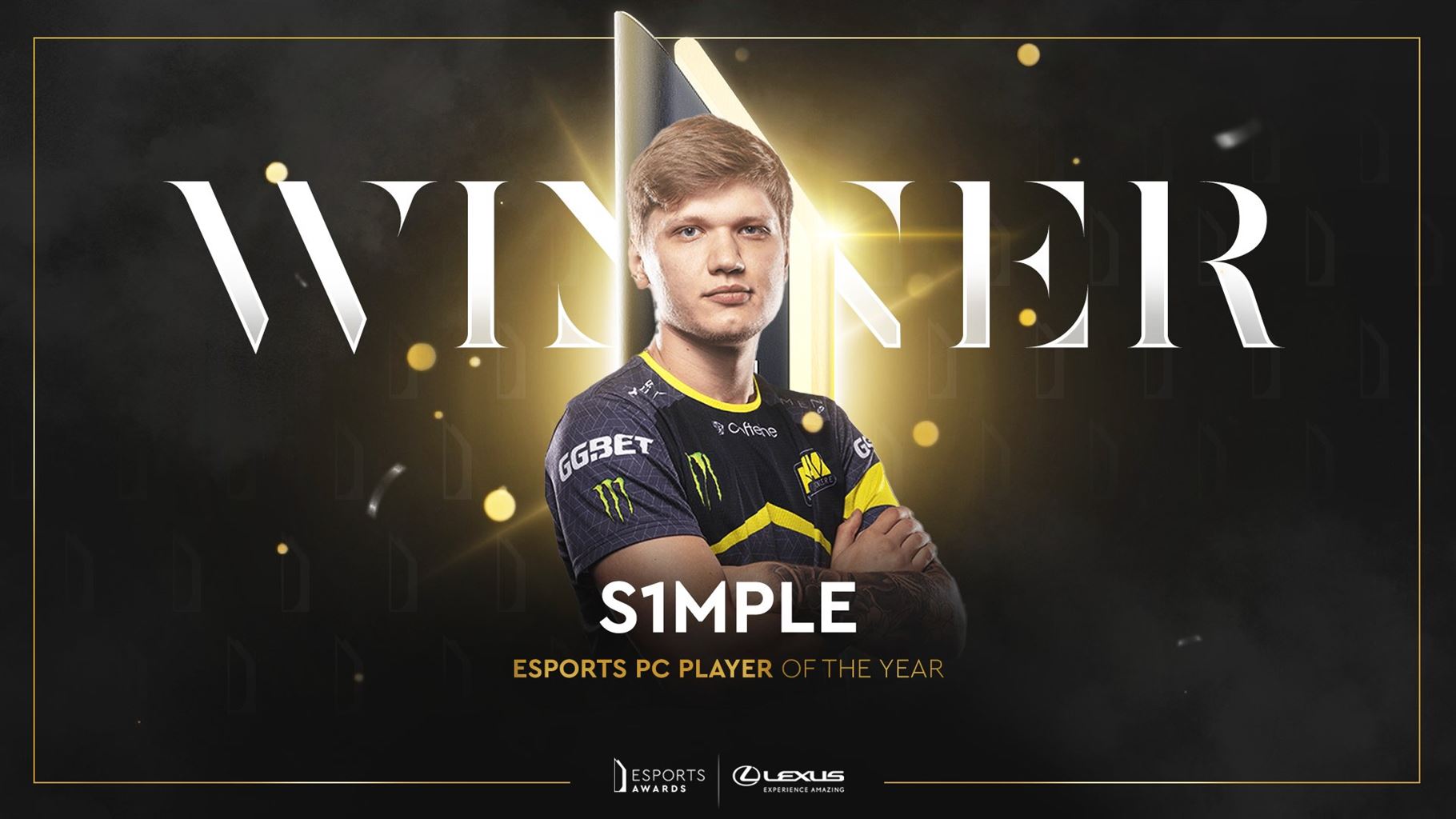 s1mple win Esports PC Player of the Year