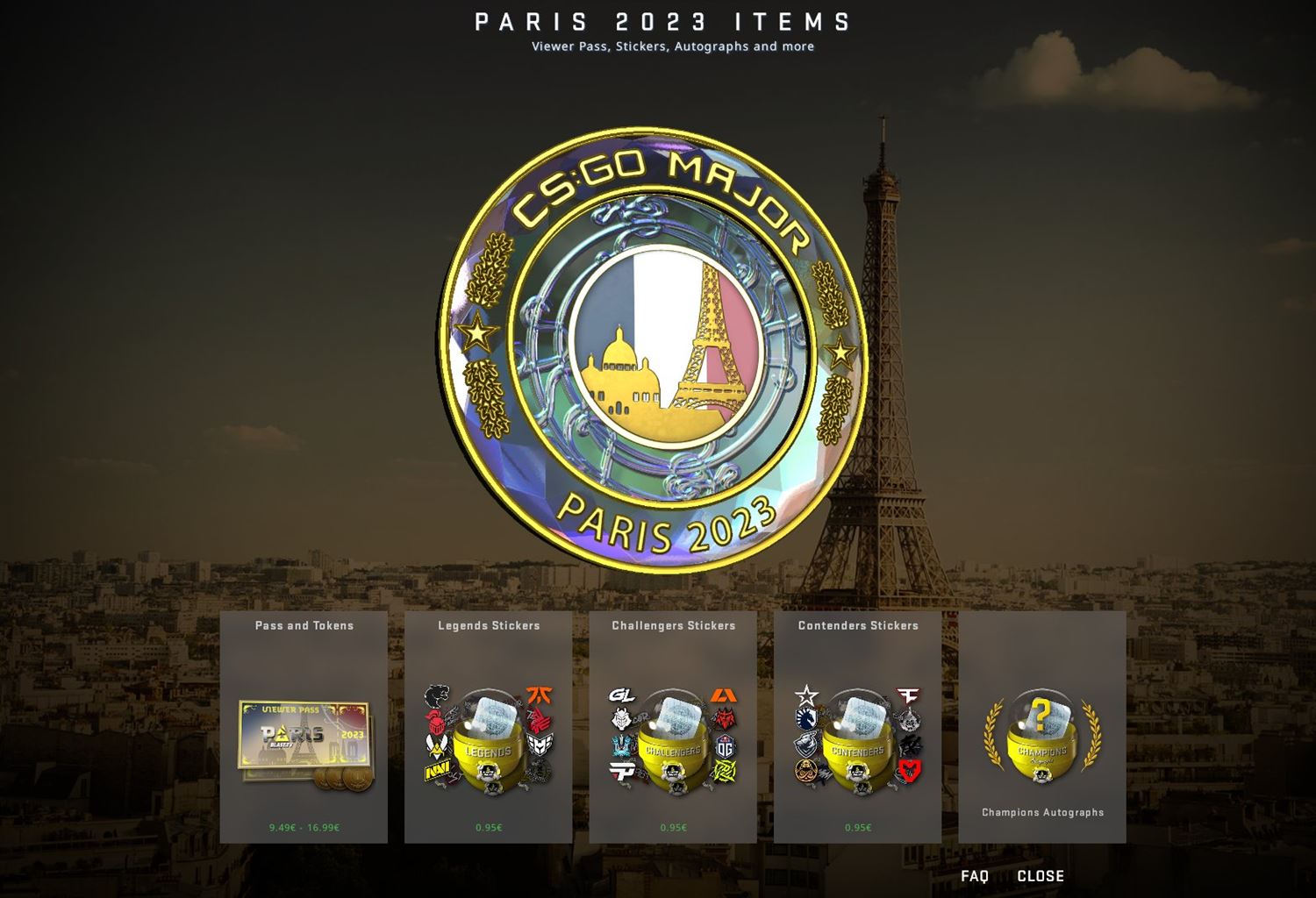 Valve releases much-awaited Major stickers