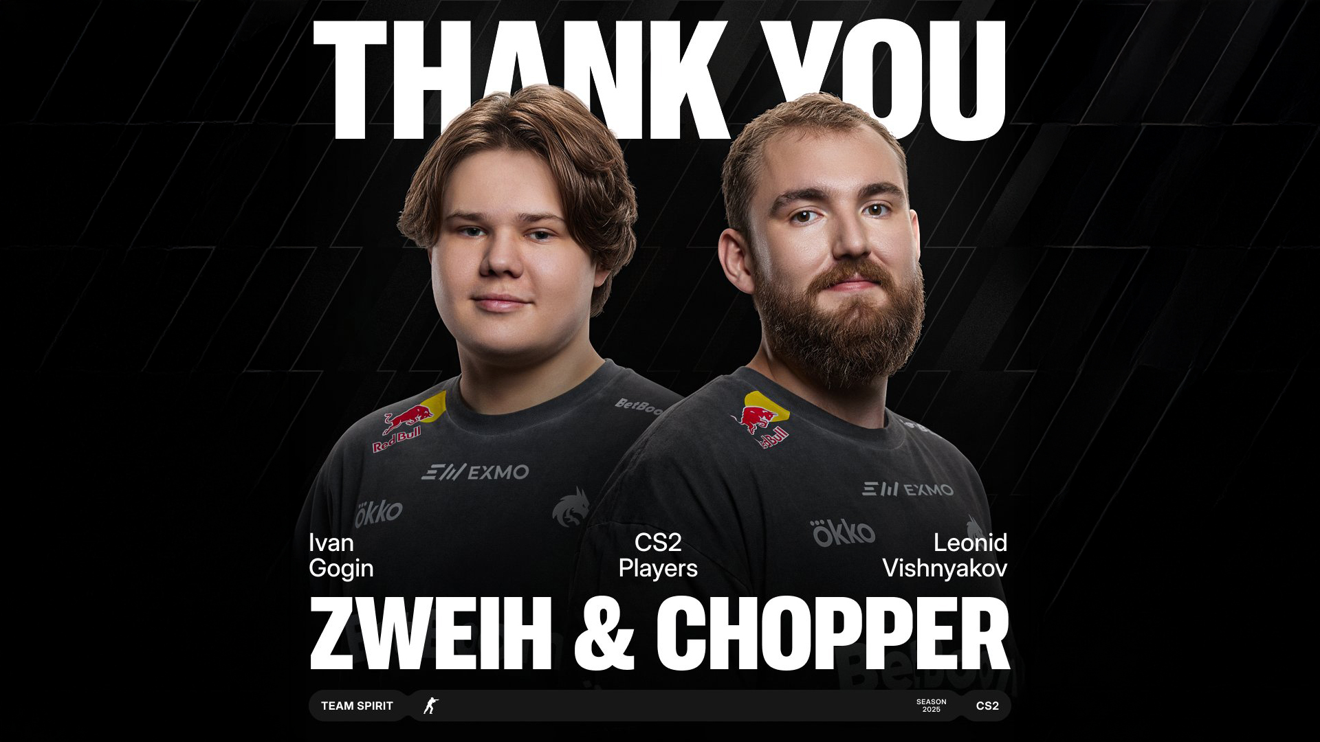 Spirit announce major CS2 roster changes after Budapest Major