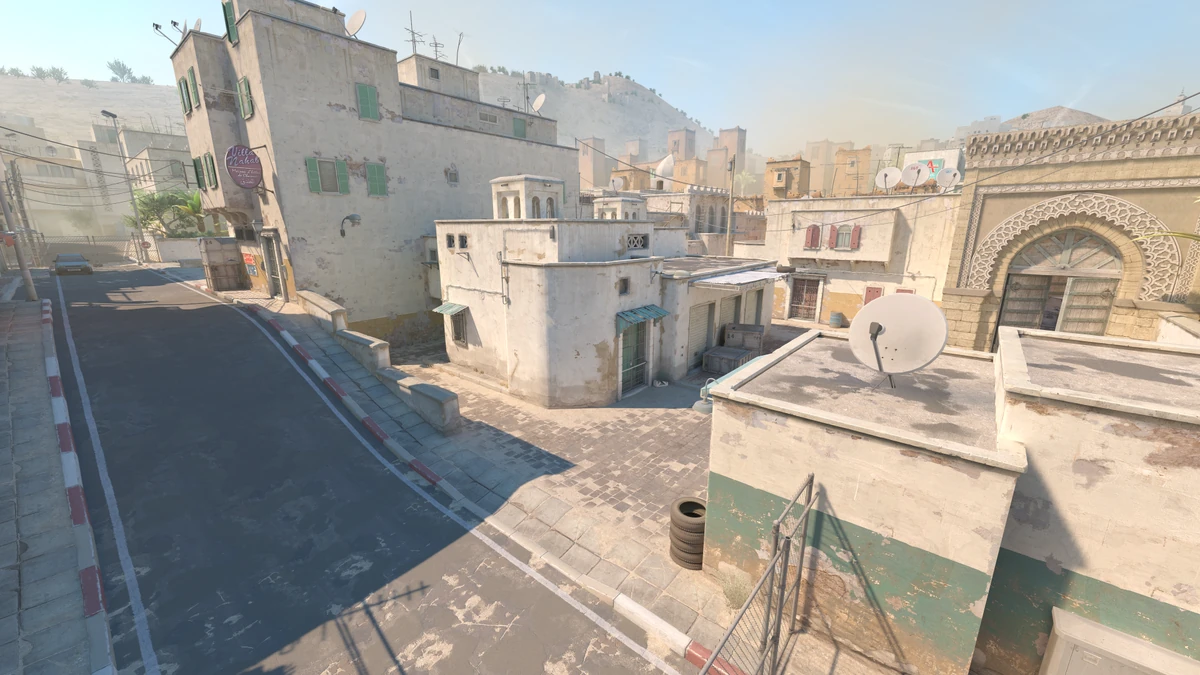CS2 Dust 2 map - one of the most played CS2 maps in Season 4