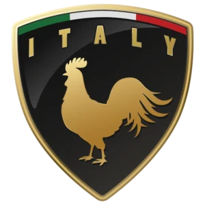 a logo for Italy, a CS2 map, with a chicken on it
