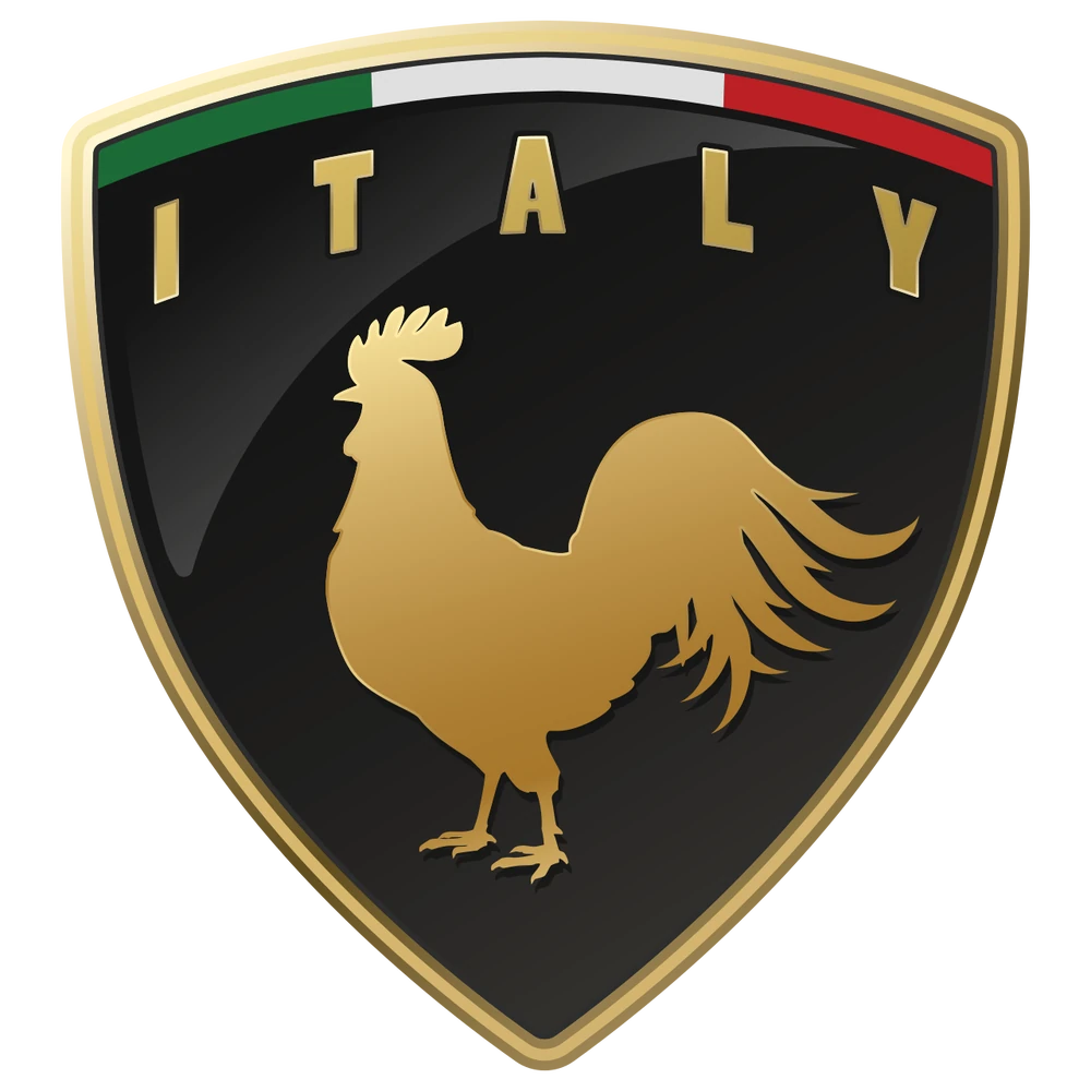 a logo for Italy, a CS2 map, with a chicken on it