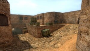 Bombsite "A" on Dust 2 in CS 1.6 to represent the changes from CS 1.6 to CS2
