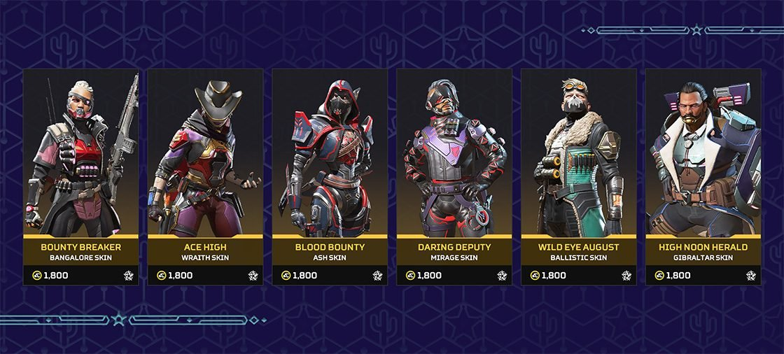 Apex Legends March 10 shop update: Space Hunt skins