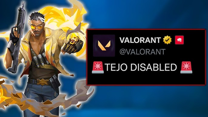 VALORANT Agent Tejo Disabled: Triple Missile Bug Triggers Complete Removal