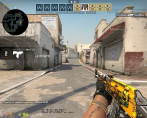 an in-game screenshot of CS2 system requirements when they are met, with high quality imagery