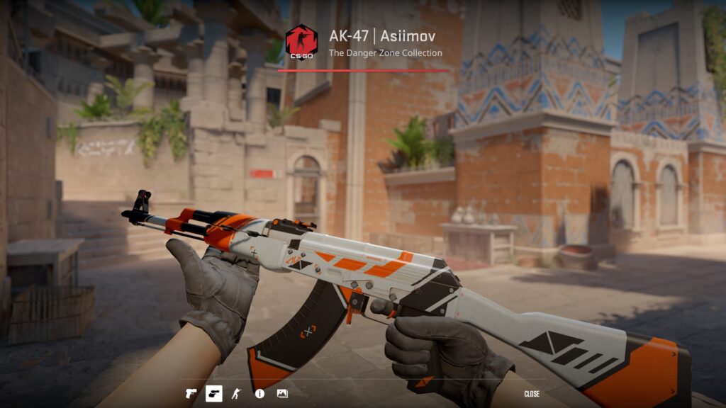 What makes the Asiimov skin line so iconic for CS2 players - Pley.gg The AK-47 version of the Asiimov skin-line