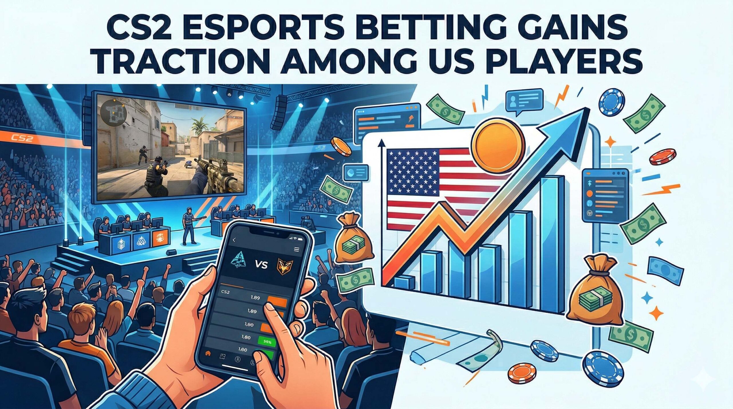 CS2 Esports Betting Gains Traction Among US Players