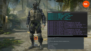 CS2 console commands open in a prompt while in-game