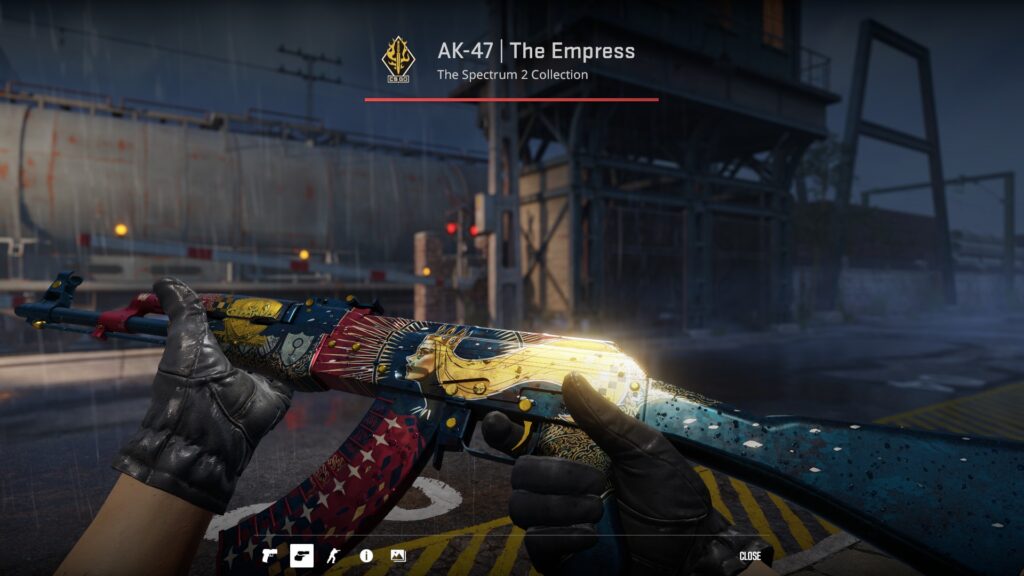 AK-47 Empress, one of the best AK-47 skins to look at in the game