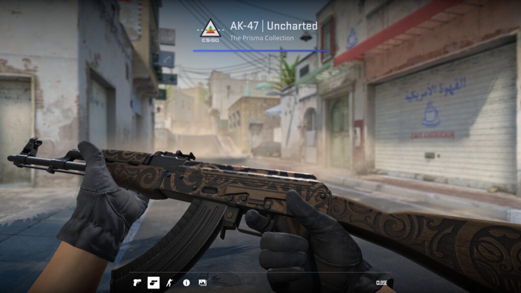 The best affordable AK-47 skins for your next market stroll - Pley.gg the AK-47 Uncharted, clean, polished, but a part of the affordable AK-47 skins