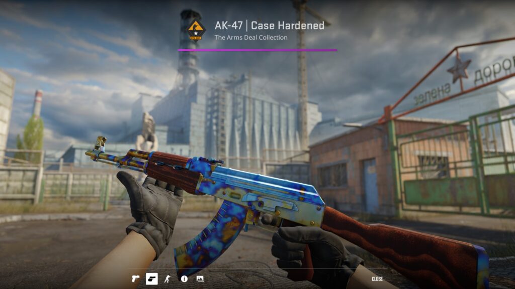 Legendary AK-47 skins that make the best gun in the game truly special - Pley.gg one of the most legendary AK-47 skins, Case Hardened, previewed on Cache in CS2
