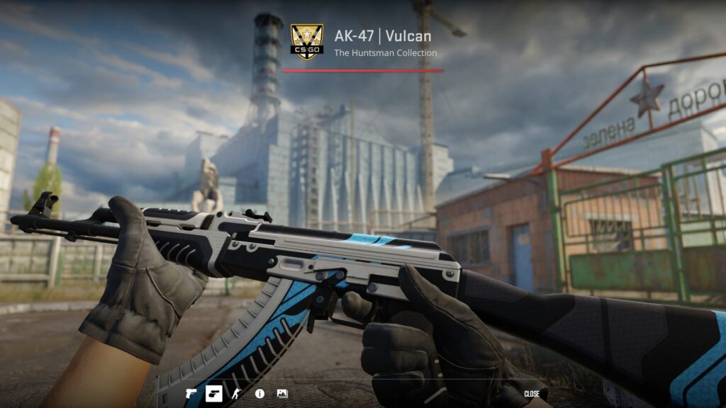 Legendary AK-47 skins that make the best gun in the game truly special - Pley.gg Vulcan, one of the more legendary AK-47 skins in the game
