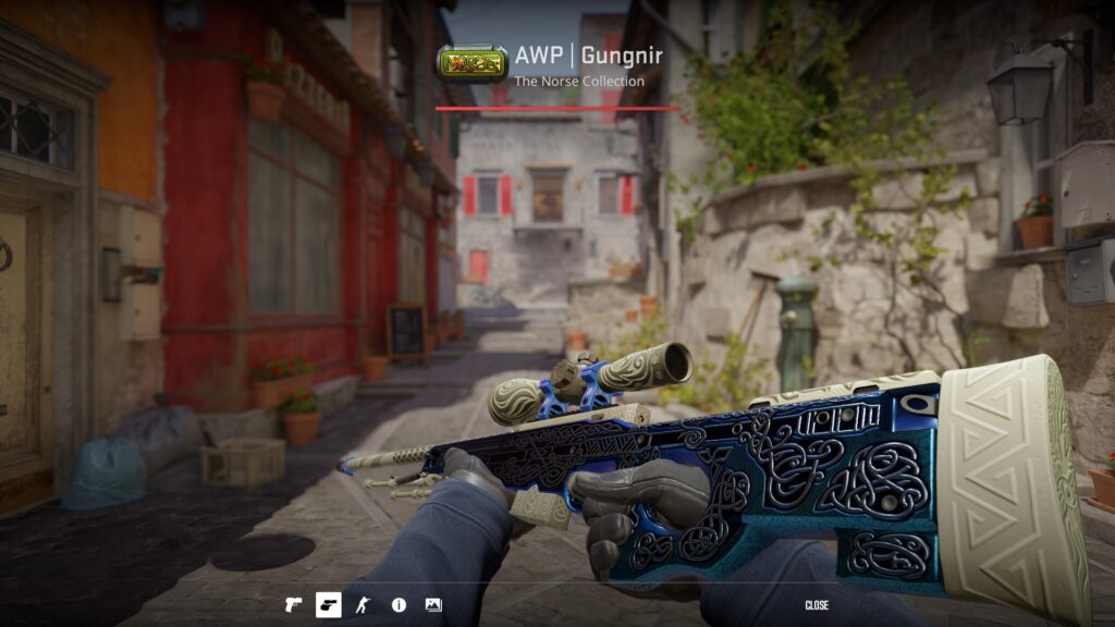 AWP Gungnir inspection in-game