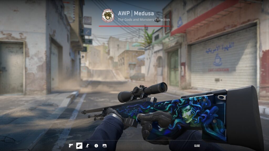 AWP Medusa preview from in game
