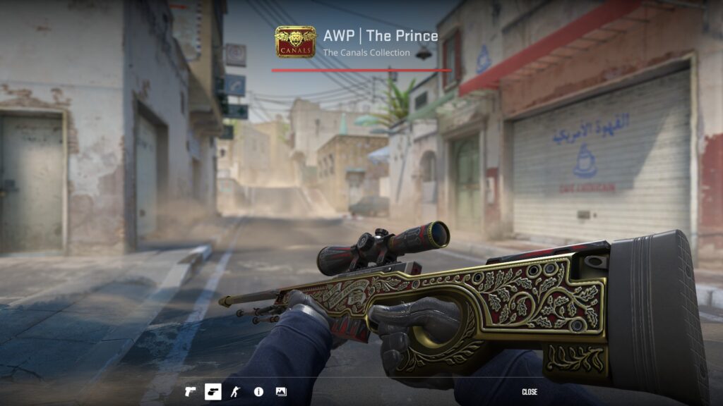 AWP The Prince skin preview