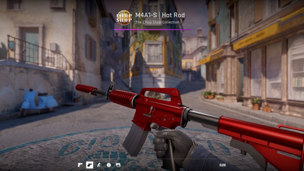 Hot Rod, one of the legendary M4A1-S skins, previewed in-game