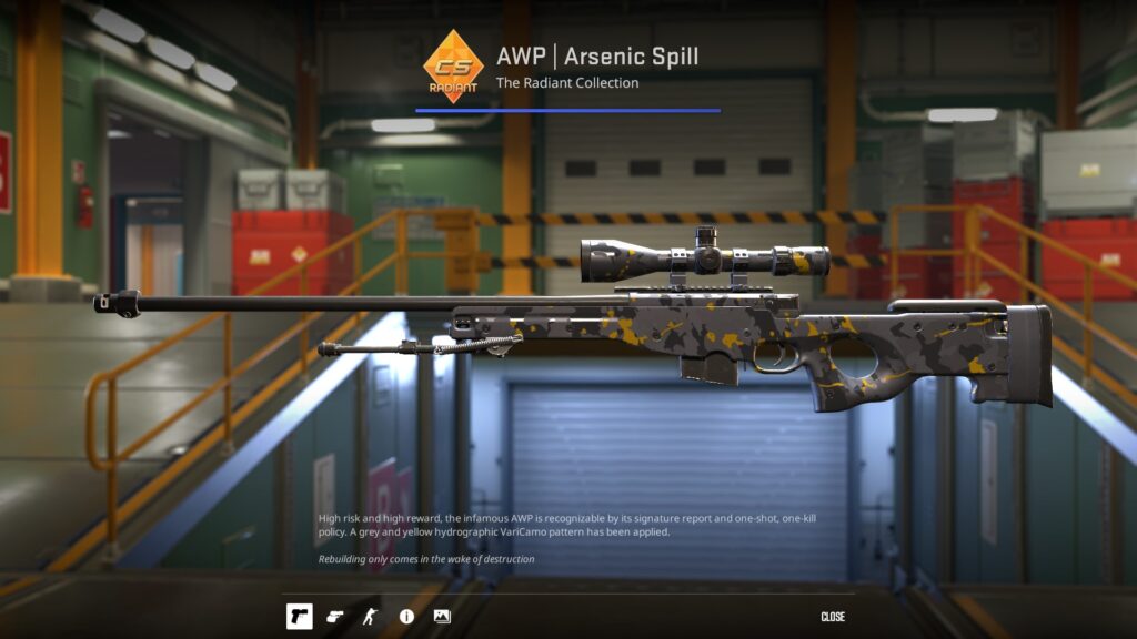 Arsenic Spill AWP skin preview