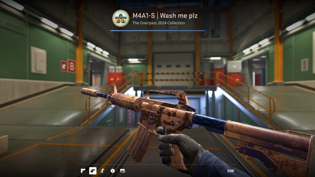 Wash me plz, one of the most affordable M4A1-S skins under $5