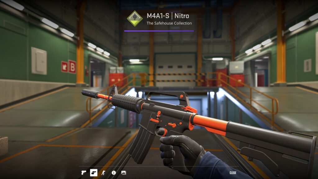 Nitro, one of the more popular M4A1-S skins under $5