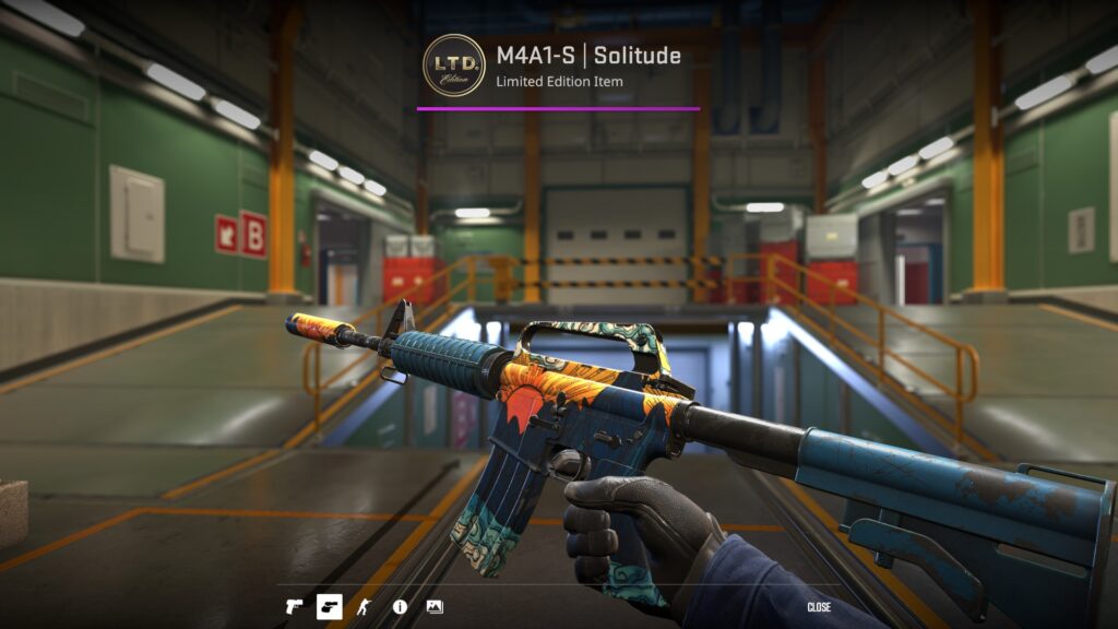 The Field-Tested M4A1-S Solitude skin