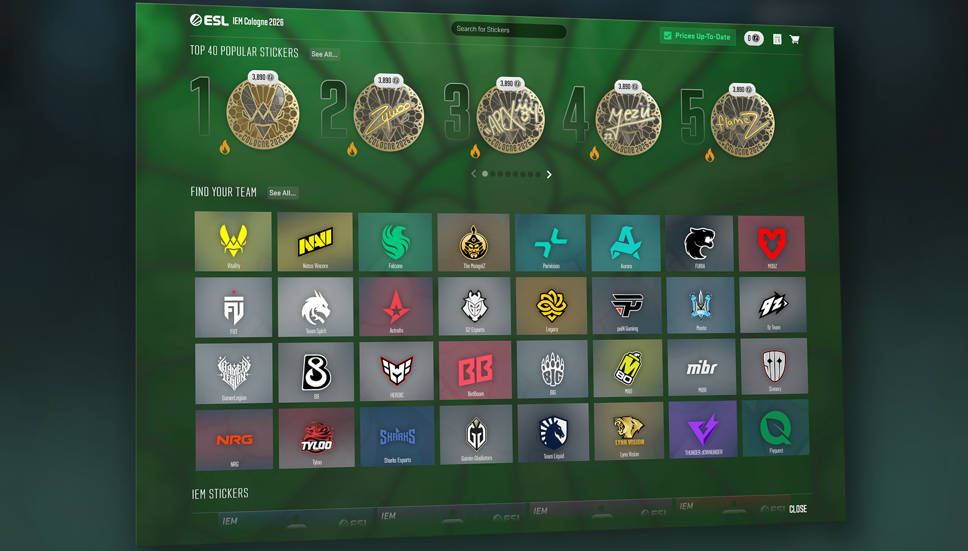 Valve overhauls CS2 Major economy with IEM Cologne 2026 update