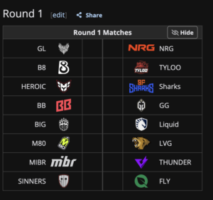 Are these the IEM Cologne Major opening matchups? - Pley.gg