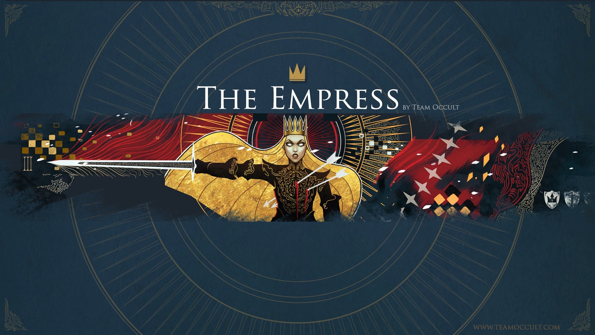 the Empress pattern, one of the first ones from the Tarot collection