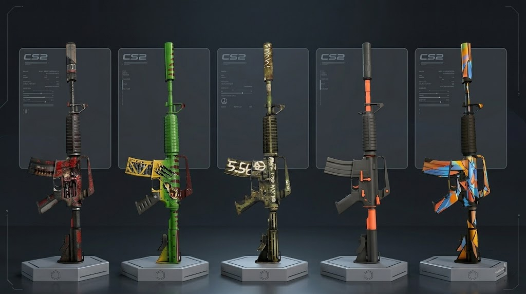 all the best affordable M4A1-S skins in a row