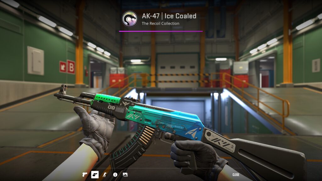 Field-Tested AK-47 Ice Coaled skin