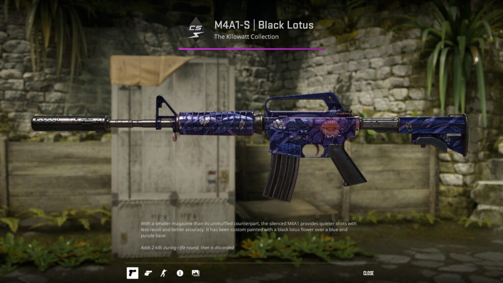 The best M4A1-S skins under $10 for your loadout - Pley.gg a Field-Tested Black Lotus, one of the most popular M4A1-S skins under $10