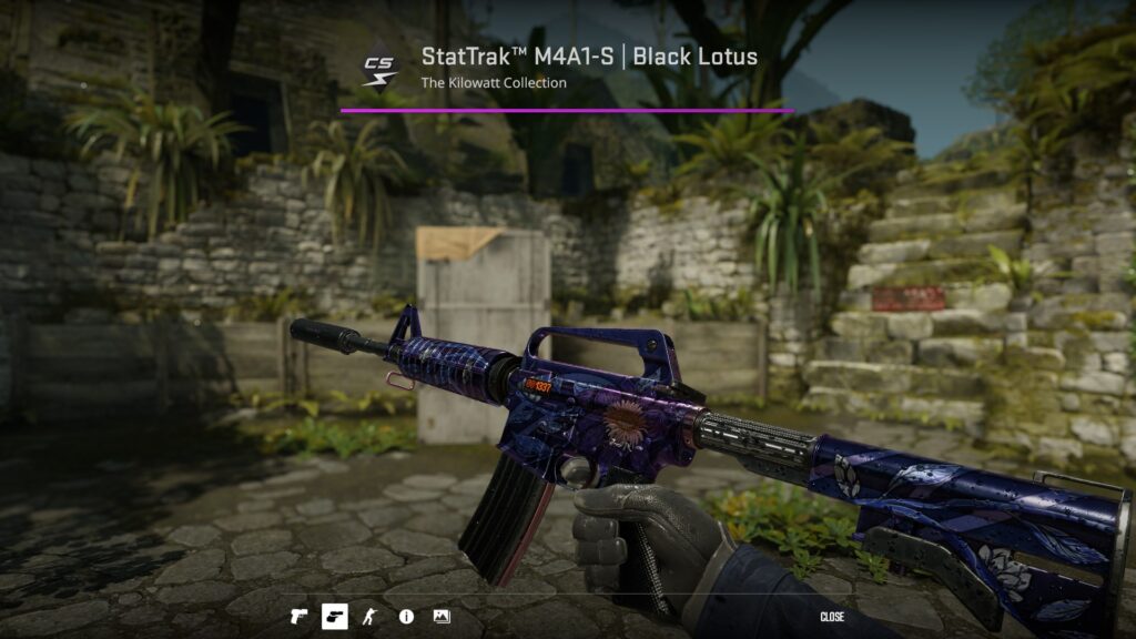 The best M4A1-S skins under $10 for your loadout - Pley.gg a StatTrak M4A1-S Black Lotus skin previewed on Ancient
