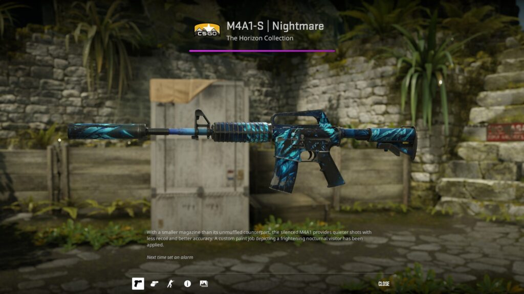 The best M4A1-S skins under $10 for your loadout - Pley.gg M4A1-S skin Nightmare previewed on Ancient