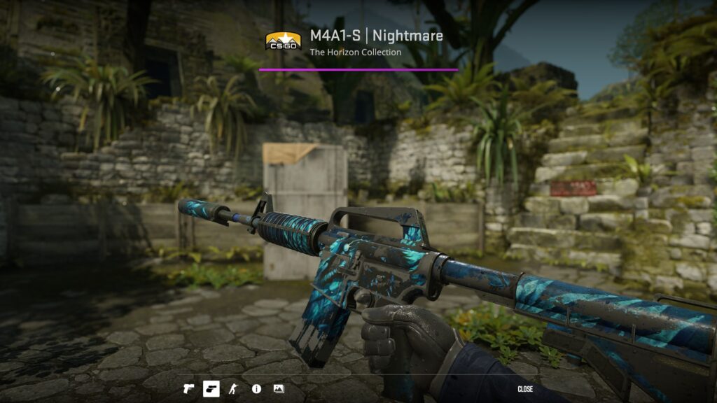 The best M4A1-S skins under $10 for your loadout - Pley.gg M4A1-S Nightmare skin in Battle-Scarred condition