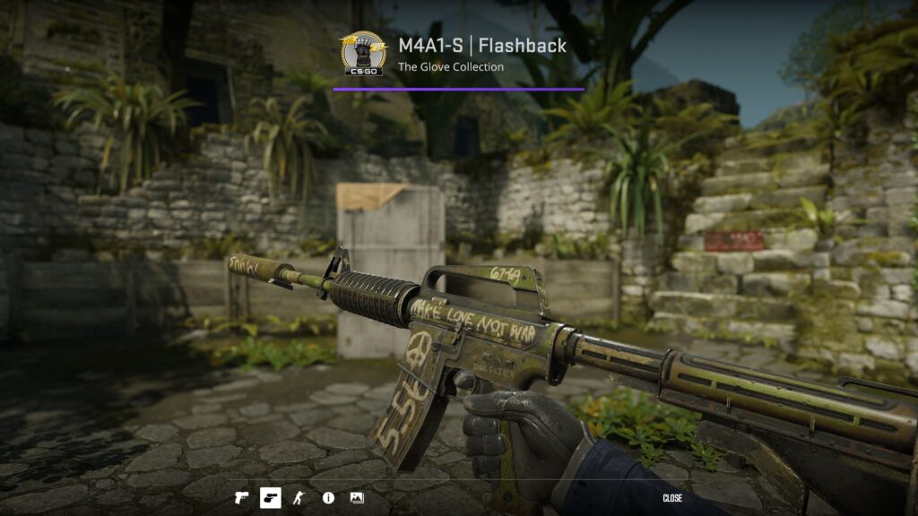 The best M4A1-S skins under $10 for your loadout - Pley.gg M4A1-S Flashback Field-Tested wear rating preview