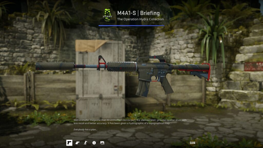 The best M4A1-S skins under $10 for your loadout - Pley.gg The M4A1-S Briefing skin preview on Ancient