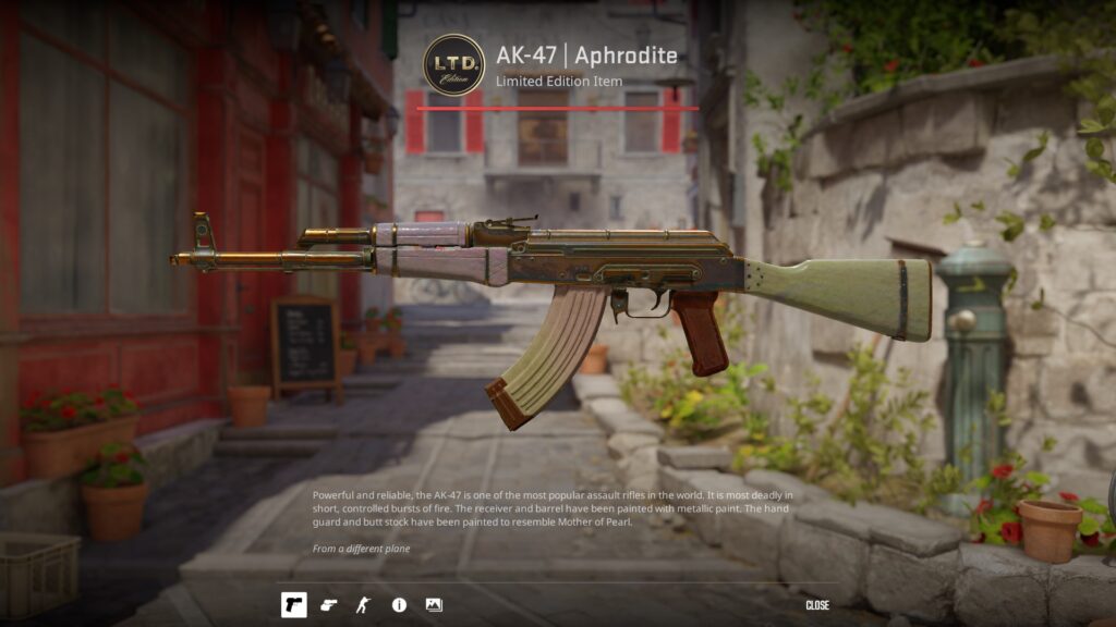 AK-47 Aphrodite preview in-game