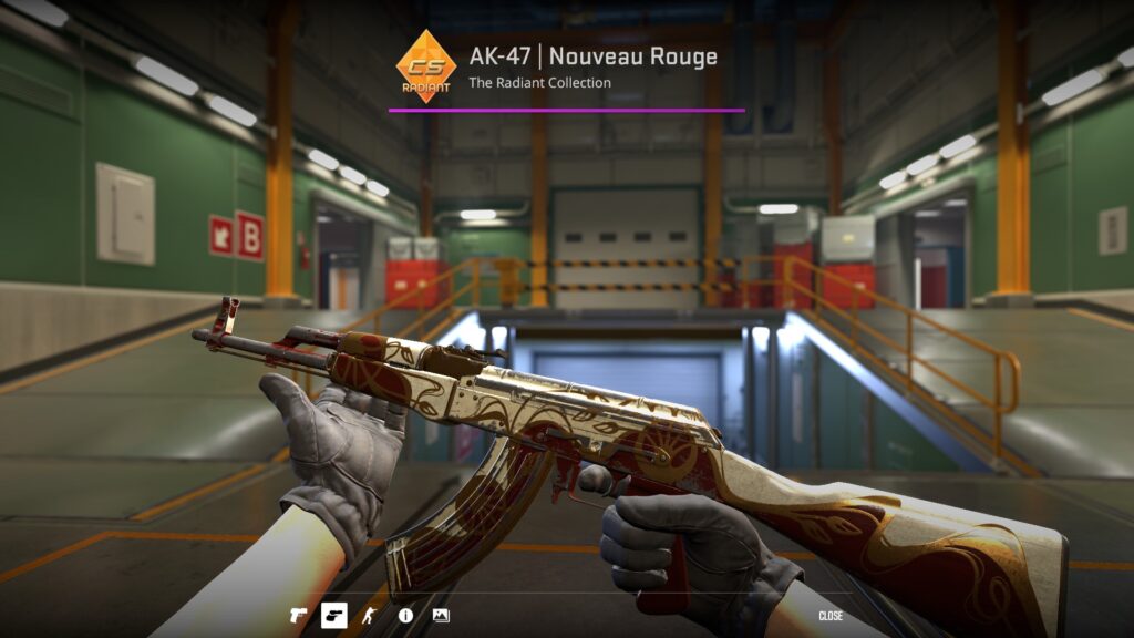 Battle-Scarred AK-47 Nouveau Rouge