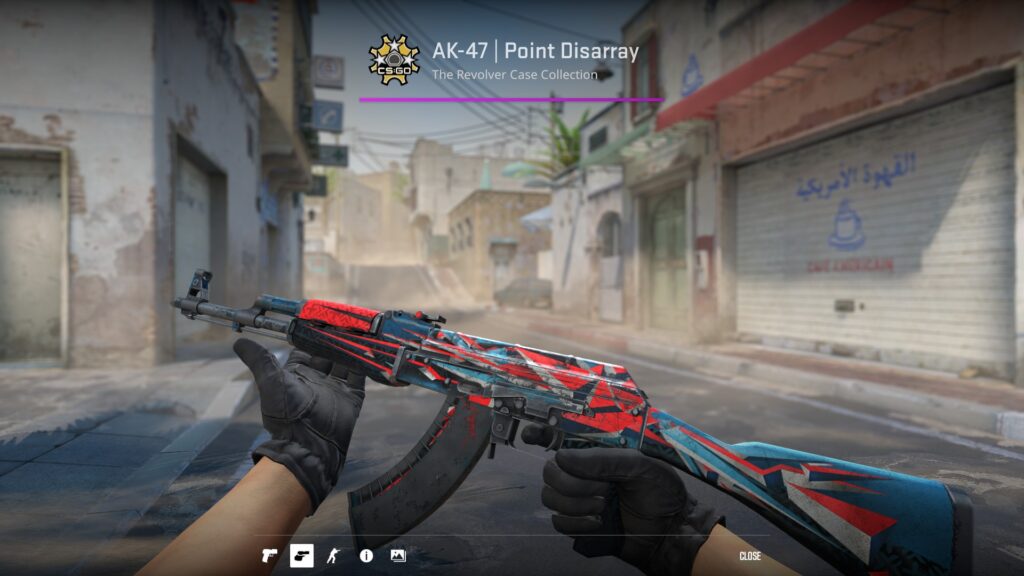 Battle-Scarred Point Disarray AK-47