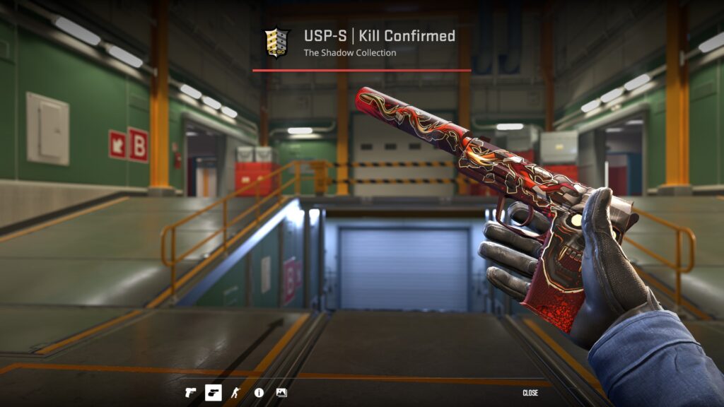 USP-S Kill Confirmed skin previewed in-game